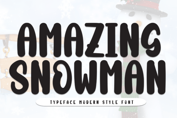 Amazing Snowman: The Perfect Handwritten Font for Crafters