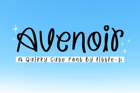 Avenoir Font: The Quirky Script for Scroll-Stopping Designs