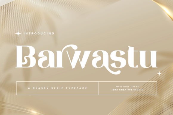 Barwastu: A Refined Serif Typeface for Editorial Elegance