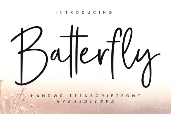 Batterfly: A Timeless Script Handwritten Font for Editorial Design
