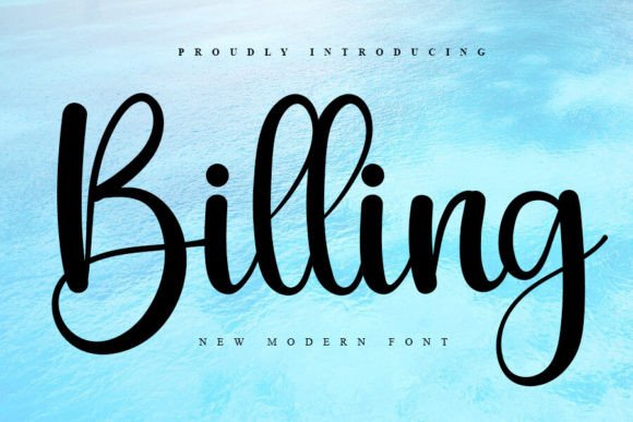 Billing: The Sweet Handwritten Font for Crafters