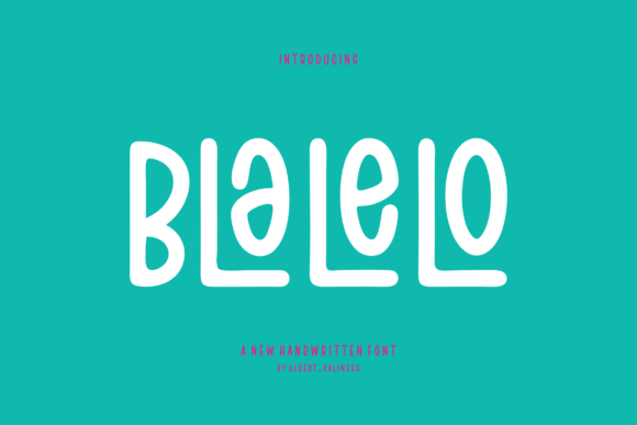 Blalelo: The Sweet Handwritten Font for Scroll-Stopping Designs