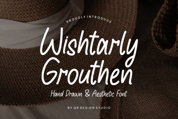 Bringing Wishtarly Grouthen Font to Life in Handmade Shops