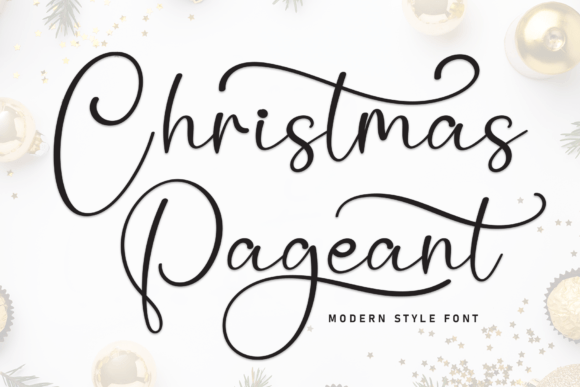 Christmas Pageant: The Enchanting Script Handwritten Font for Makers