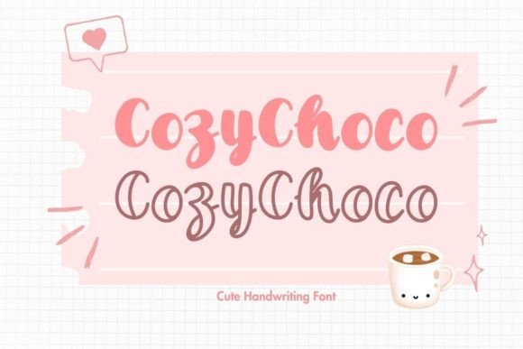 Cozy Choco: The Perfect Script Handwritten Font for Crafters