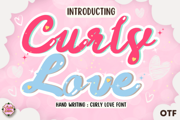Curly Love: A Festive Script Handwritten Font for Web Design