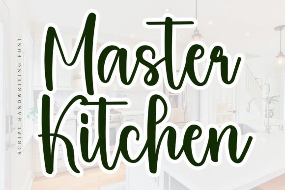 Elevate Your Brand with Master Kitchen Script Font