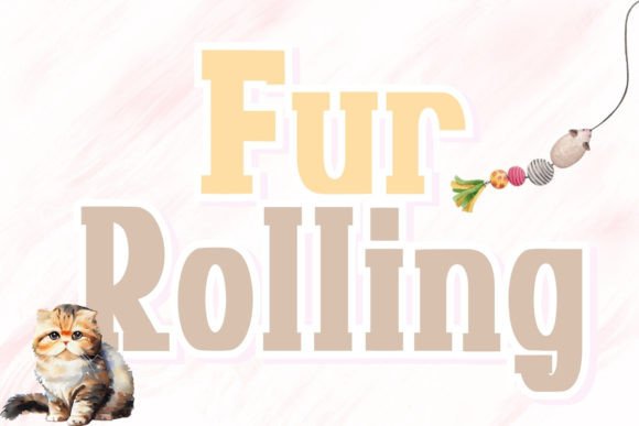 Fur Rolling Font: Elegant Script for Editorial Design