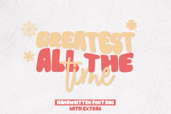 Greatest All the Time Font for Handmade Sellers