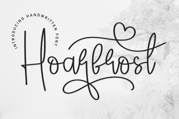 Hoarfrost: A Friendly Script Font for Web Design