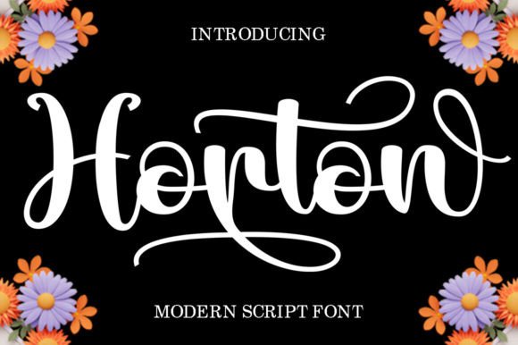 Horton: A Sweet Script Handwritten Font for Editorial Design