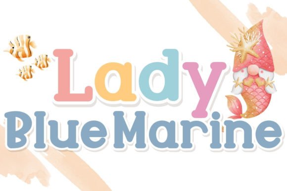 Lady Blue Marine: A Charming Script Handwritten Font for Editors