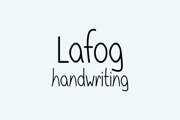 Lafog: A Friendly Handwritten Font for Modern Web Design
