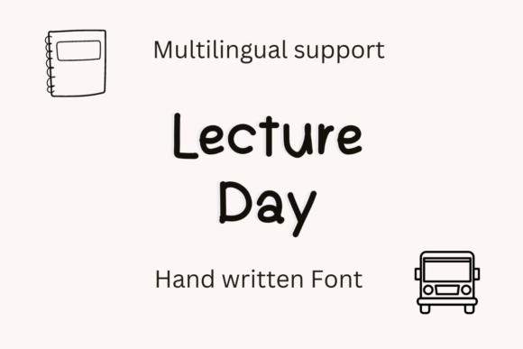 Lecture Day Font Review: A Versatile Script for Designers
