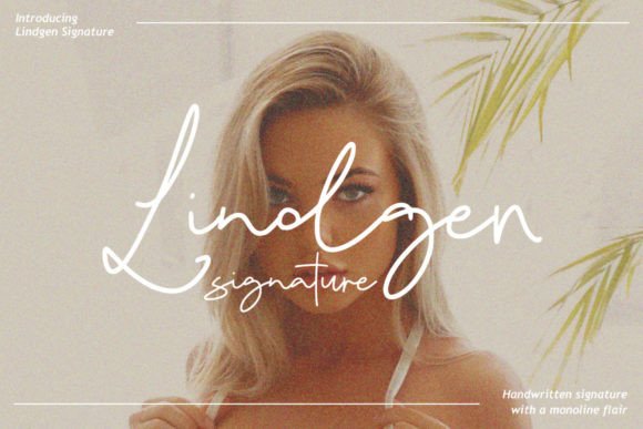 Lindgen Signature: The Elegant Script Handwritten Font for Branding