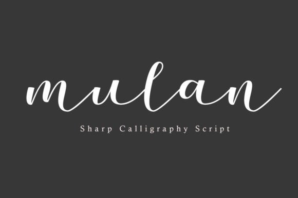 Mulan Script Font for Elegant Branding Projects