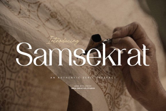 Samsekrat Typeface Review for Elegant Campaigns