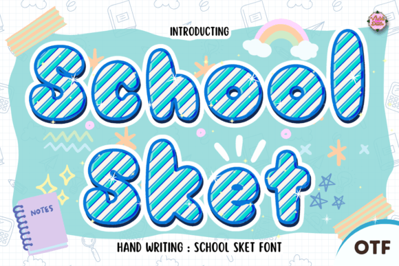 School Sket: The Hand-Lettered Font for Festive Campaigns