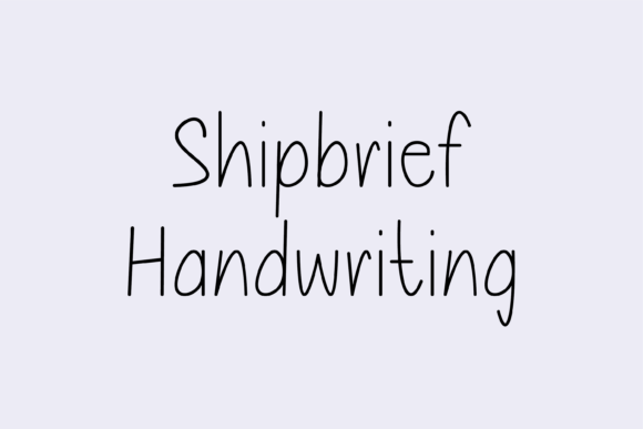 Shipbrief Font: A Friendly Typeface for Small Business Branding