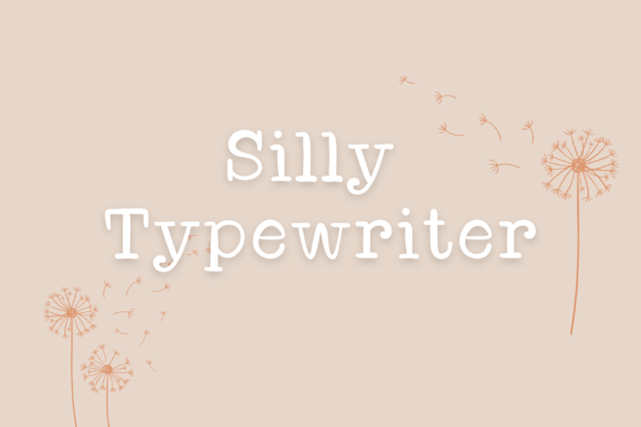 Silly Typewriter: A Modern Handwritten Font for Branding