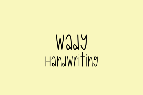 Wady: The Friendly Script Handwritten Font for Campaigns