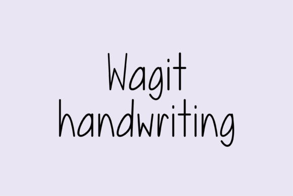 Wagit: The Perfect Handwritten Font for Crafters